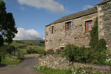 east view of the barn