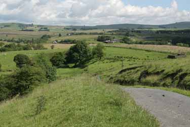 Daw bank from Nichol Hill with railway behind