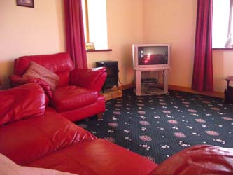sitting room, settee and TV